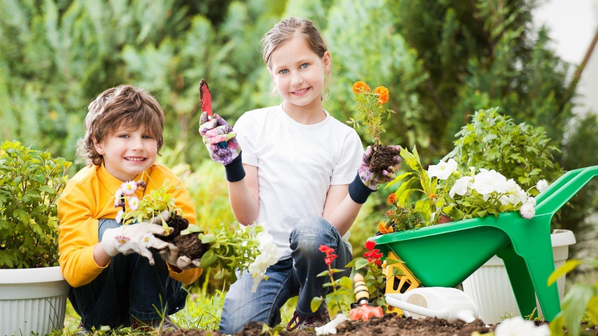 jardinage pour les enfants