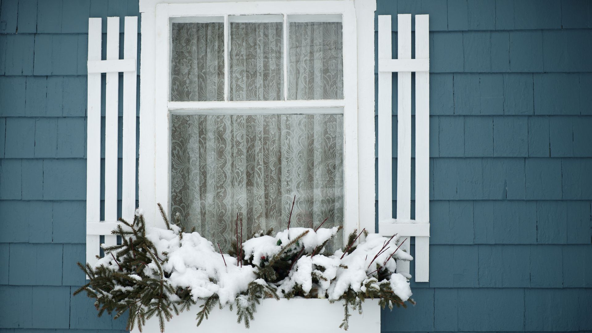 entretient volet en bois hiver