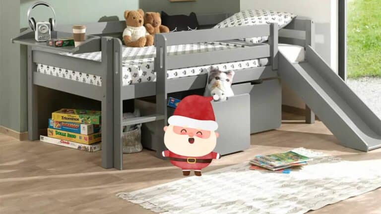 Le lit cabane toboggan, un cadeau de Noël unique et inoubliable pour vos enfants !