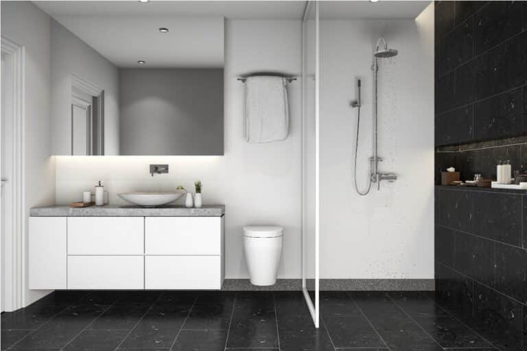 3d rendering black tile shower and bathroom 2021 08 27 22 13 37 utc