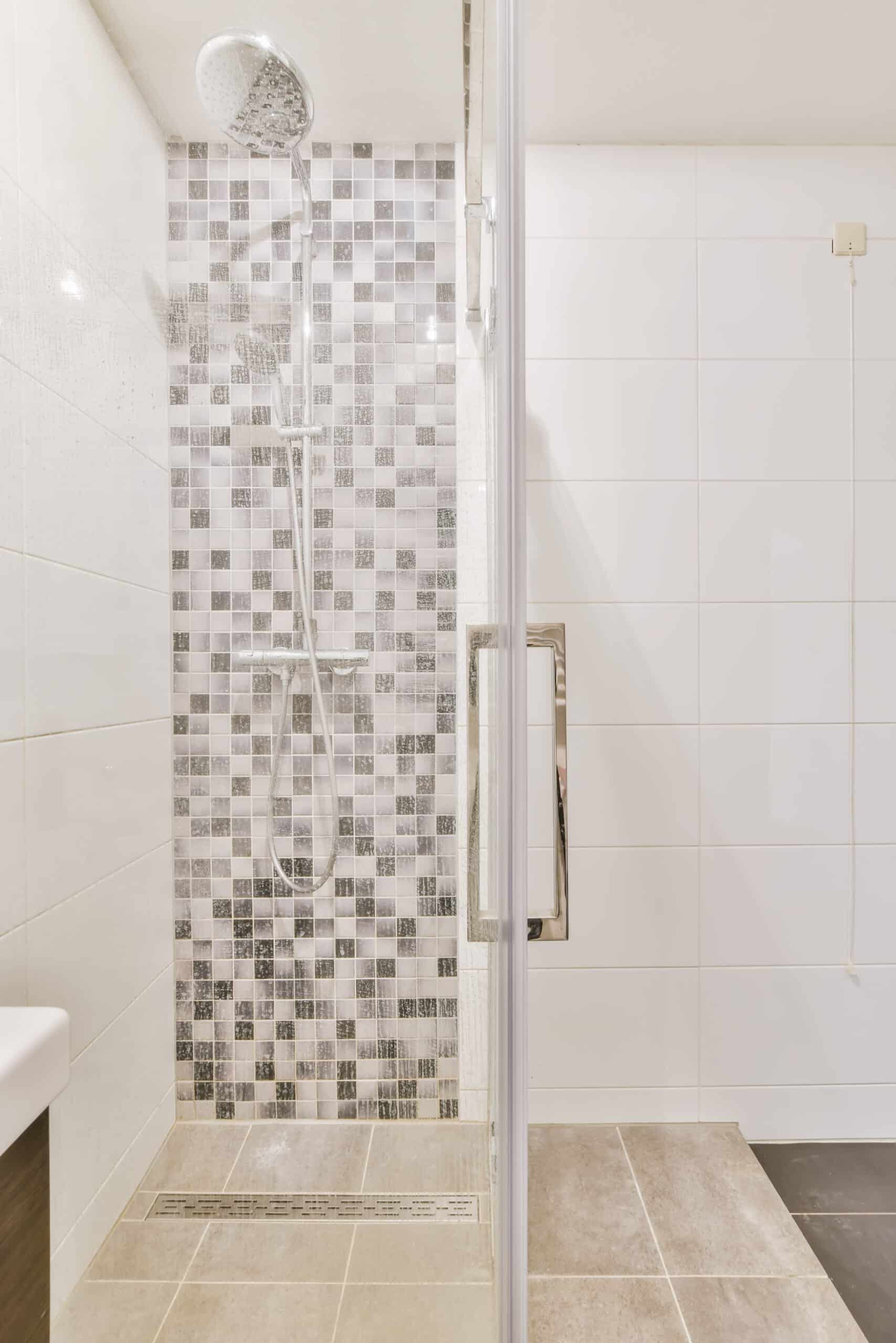 charming bathroom with stylish shower