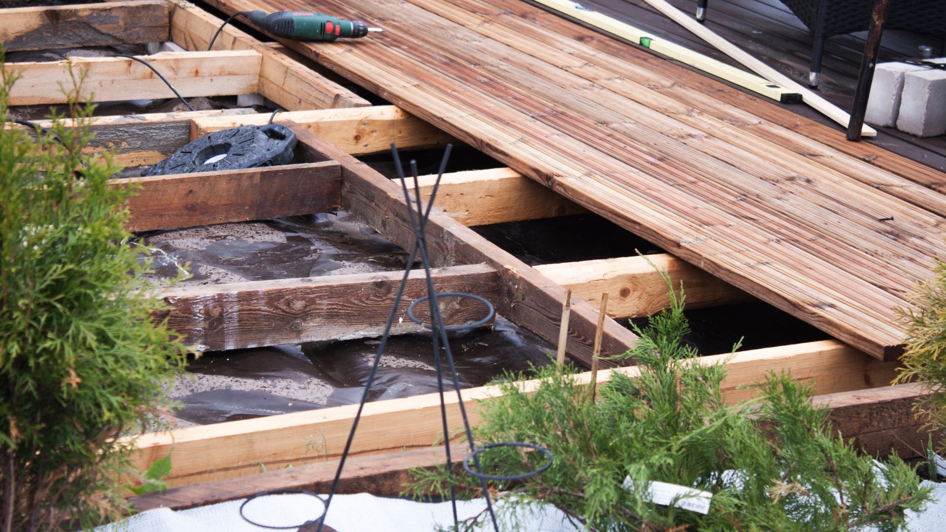 construire une terrasse sans dalle beton