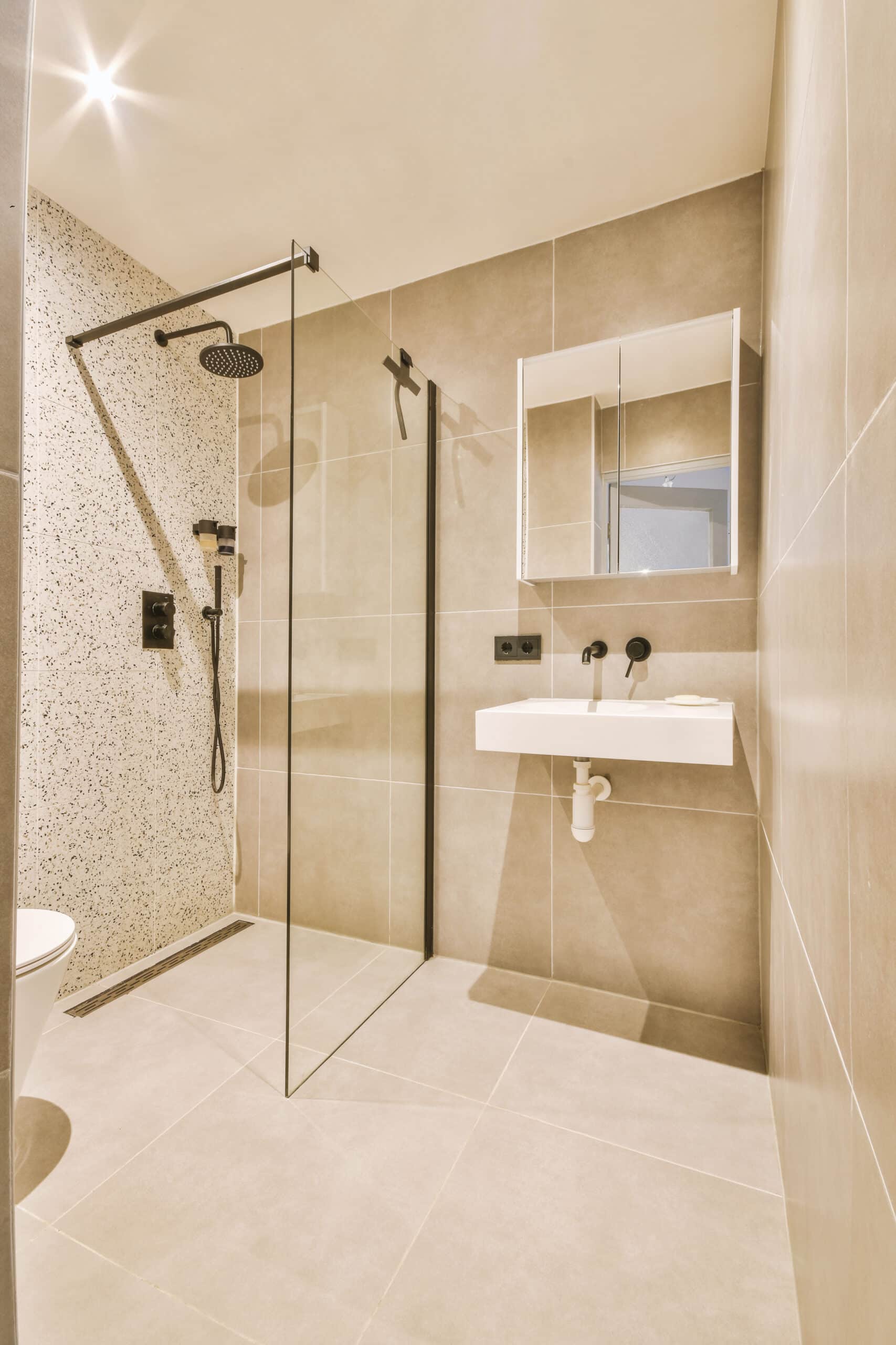 moder glass shower