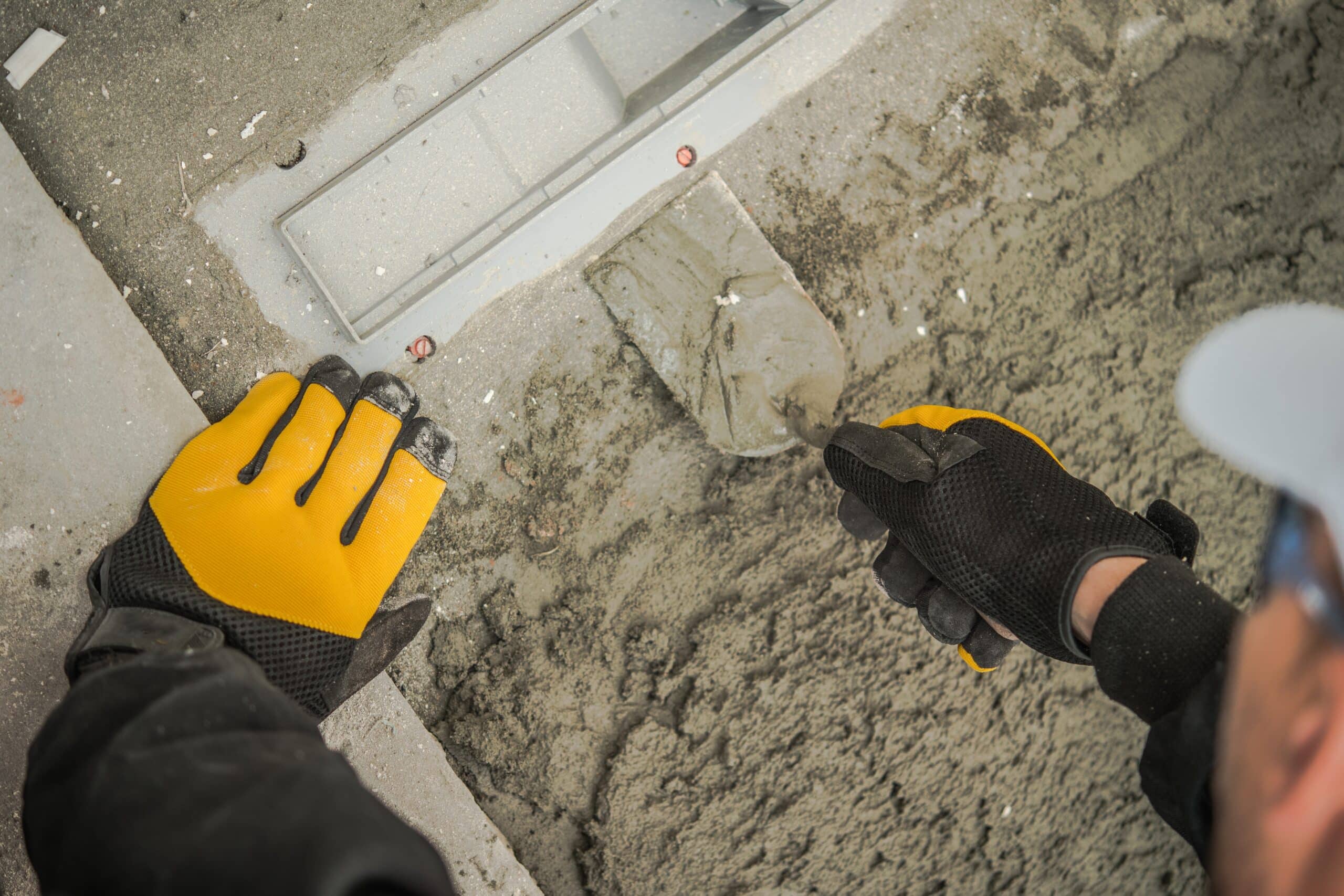 shower floor drain installation