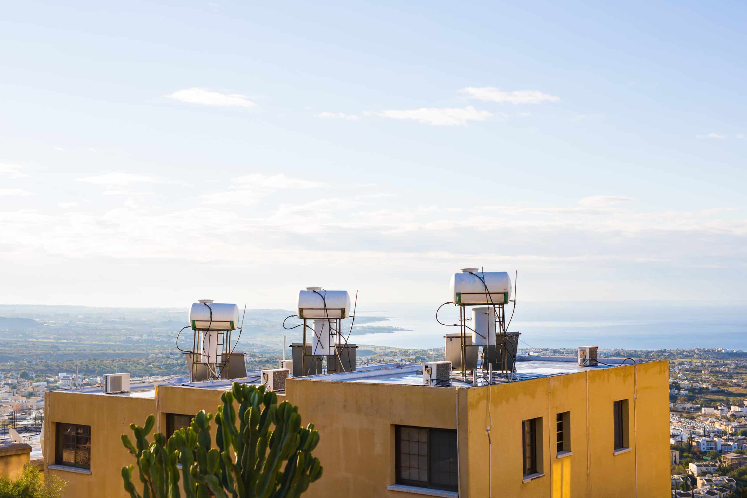 solar hot water system.