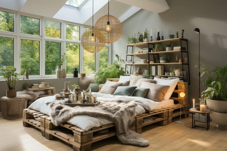 Le lit en palette : une tendance déco intérieure innovante et robuste