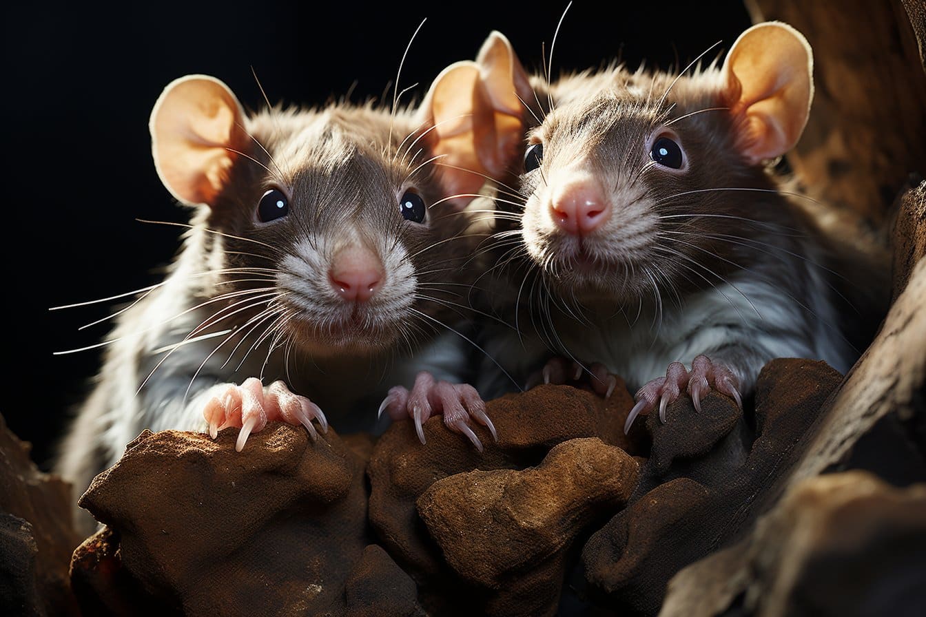reconnaître les crottes de rat et de souris, excréments, rats, souris