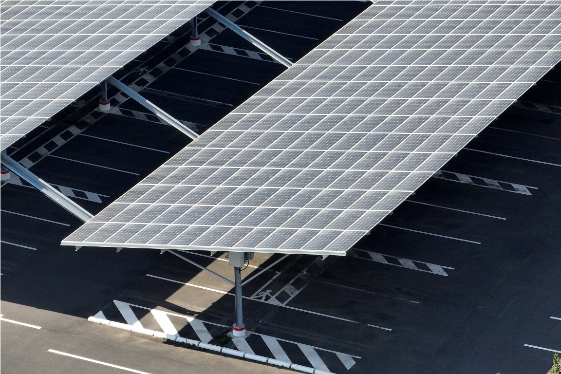 aerial view of solar panels installed over parking 2023 05 31 20 28 57 utc