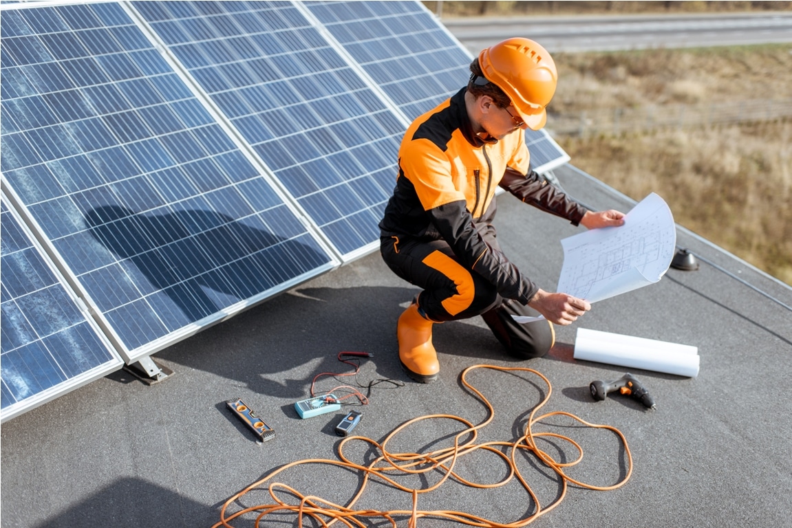 electrician installing solar panels 2021 09 02 01 01 46 utc
