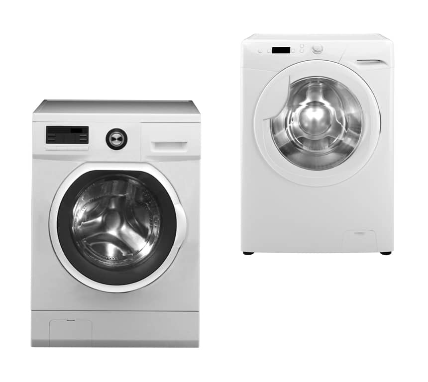 washing machines isolated