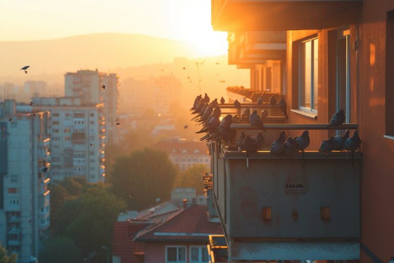 Solutions anti-pigeons : protégez votre balcon efficacement