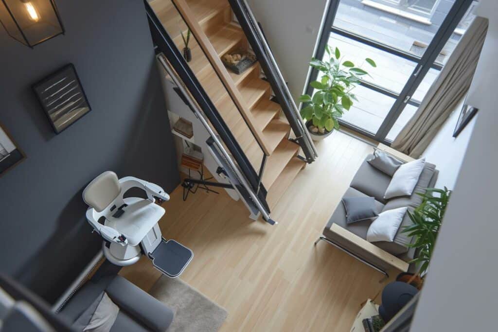 Monteescalier étroit options et avantages debout ou assis