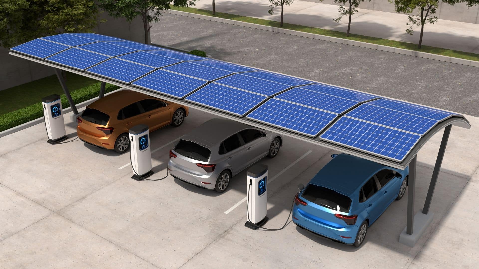pergola solaire parking