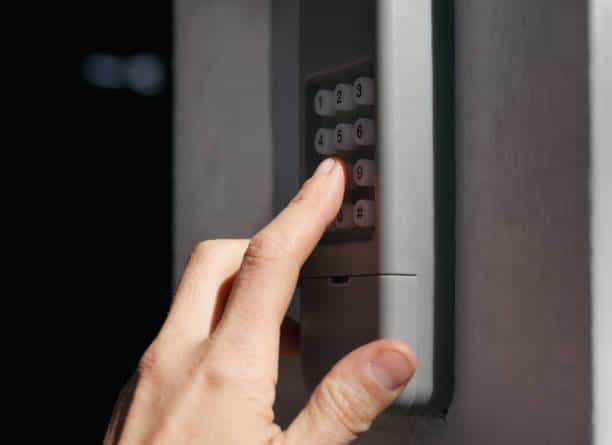 serrure à code porte