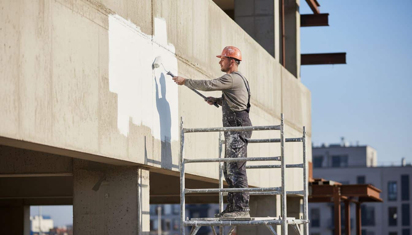 peintre protection facade